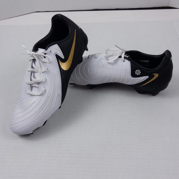 Nike Other - Nike Phantom GX II Academy Soccer Cleats Mens 7.5 White Black FD6723-100 FG/MG